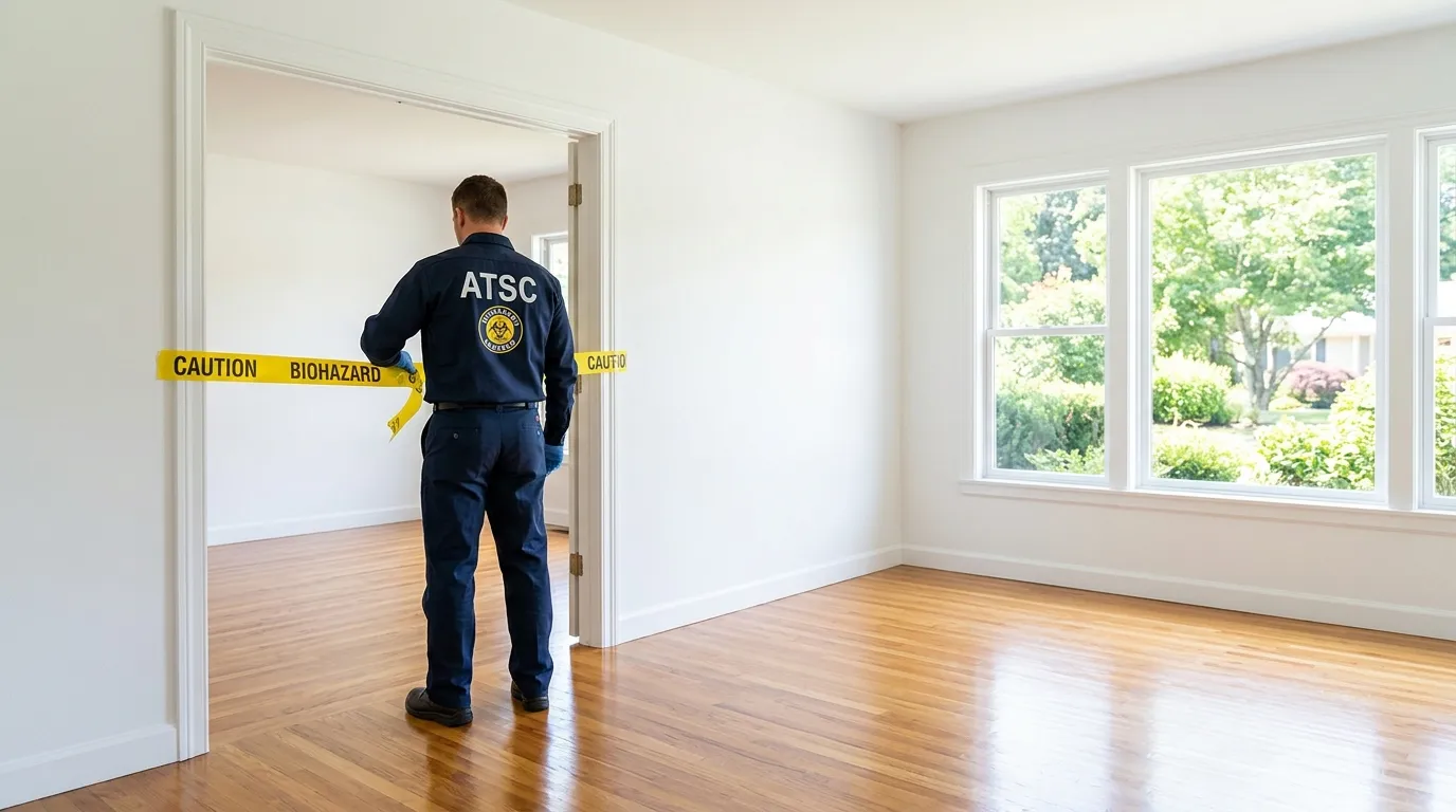 Certified biohazard cleanup crew performing Decomposition Cleanup in Longwood